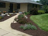 After Jim Bob's Lawn Care Mulch Installation